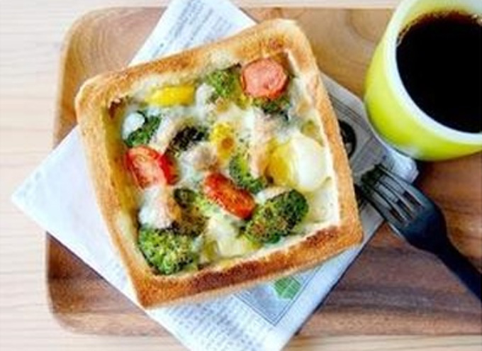 お野菜いっぱいのパンキッシュ