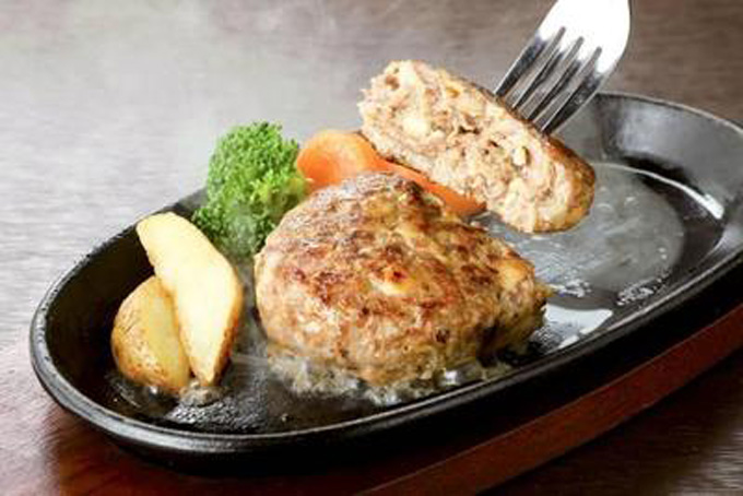 大豆入りハンバーグ