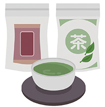 ほうじ茶のイラスト