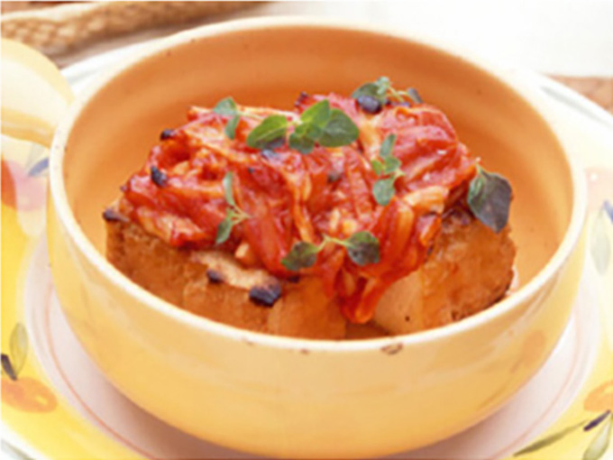 厚揚げのトマトソースグリル