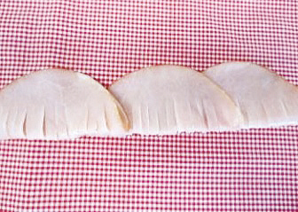 使い切りロースハムスライスの飾り切り