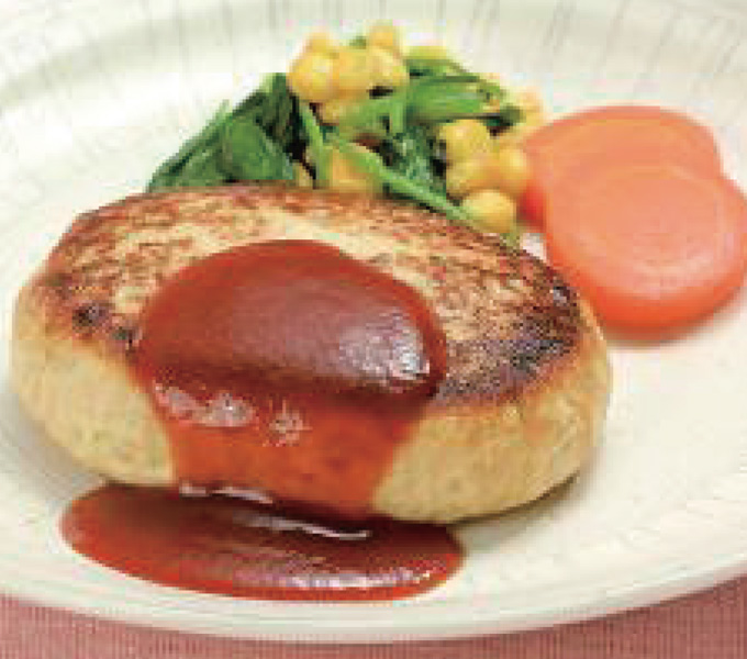 簡単！ふわふわれんこんハンバーグ