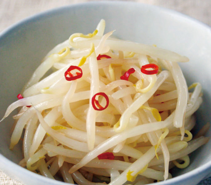 緑豆もやしの白だしあえ