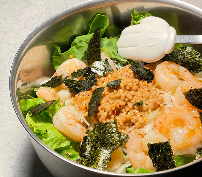 ネバネバチョレギサラダ