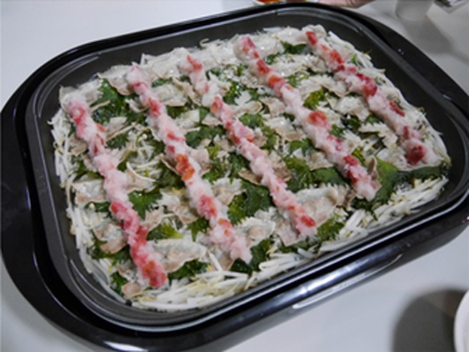 豚バラと梅おろしのさっぱり蒸ししゃぶ