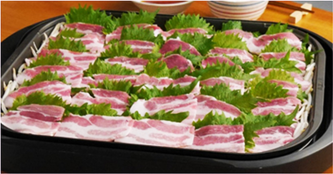 豚バラと梅おろしのさっぱり蒸ししゃぶ