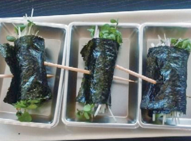 味付のり野菜巻き