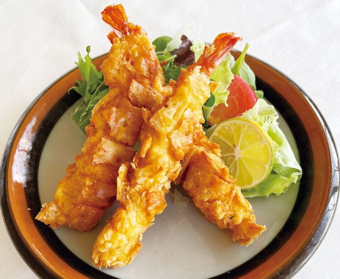 変わり衣のえびフライ