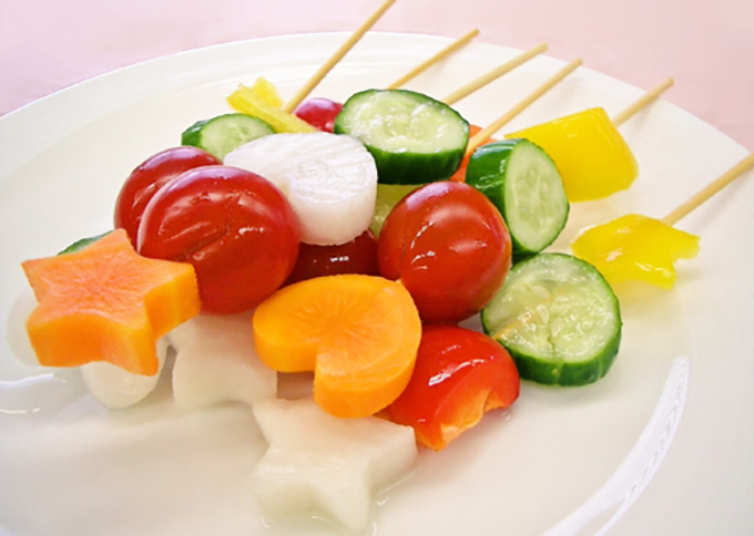 やさいのカラフル漬け