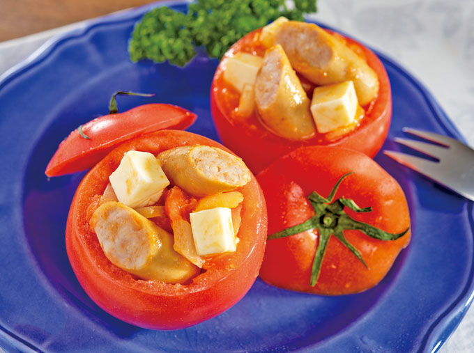 トマトカップのホットサラダ仕立て