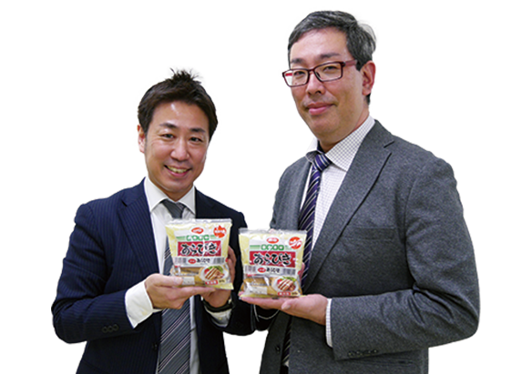 鮒子田 司さんと松下耕多郎さん